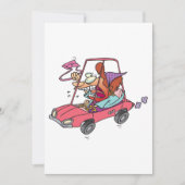 Invitation Femme de la rue de dessin (Devant)