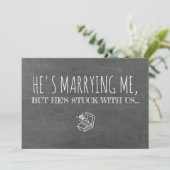 Invitation Femme d'honneur / Femme d'honneur (Debout devant)