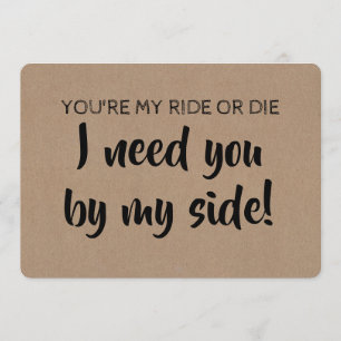 Invitation Femme d'honneur / Femme d'honneur