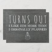 Invitation Femme d'honneur / Femme d'honneur (Devant / Derrière)