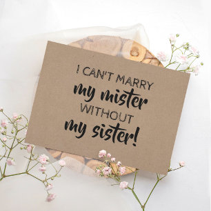 Invitation Femme d'honneur / Femme d'honneur