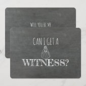 Invitation Femme d'honneur / Femme d'honneur (Devant / Derrière)