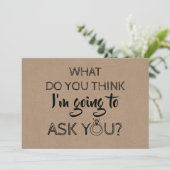 Invitation Femme d'honneur / Femme d'honneur (Debout devant)