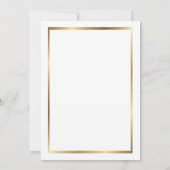 Invitation Femme d'invitation de fête d'anniversaire, grand (Dos)