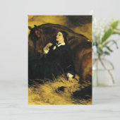 Invitation Femme et Cheval (Debout devant)