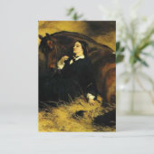 Invitation Femme et Cheval (Debout devant)