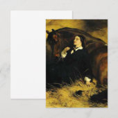 Invitation Femme et Cheval (Devant / Derrière)