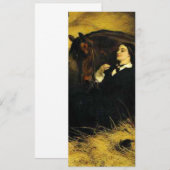 Invitation Femme et Cheval (Devant / Derrière)