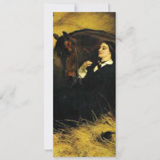 Invitation Femme et Cheval (Devant)