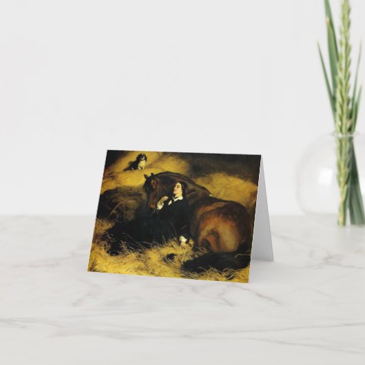 Invitation Femme et Cheval (Devant)