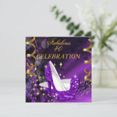 Invitation Femme Fabuleuse de 40 ans Chaussures à Talons Viol (Debout devant)