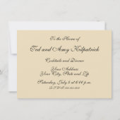 Invitation Femme japonaise Kimono : Ukiyo-e Woodblock Imprime (Dos)