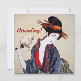 Invitation Femme japonaise, participante ?