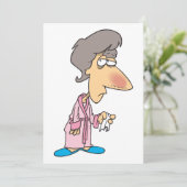 Invitation Femme malade (Debout devant)