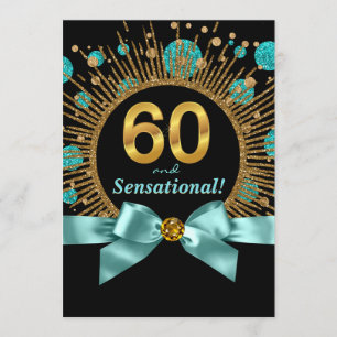 Invitation Femme sensationnelle 60e anniversaire