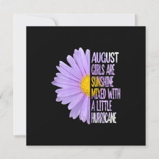 Invitation Femmes Août Anniversaire Femme Cadeau Drôle Daisy