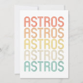 Invitation Femmes Astros  (Devant)