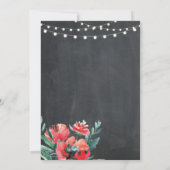 Invitation Femmes de partie d'invitation de dîner de retraite (Dos)