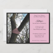 Invitation Femmes drôles Bois & Booze Lady Party (Dos)