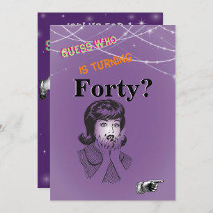 Invitation Femmes du 40e anniversaire