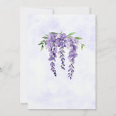 Invitation Femmes n'importe quel âge Anniversaire Floral Clas (Dos)