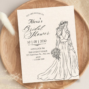 Invitation Femmes vintage en robe d'anniversaire