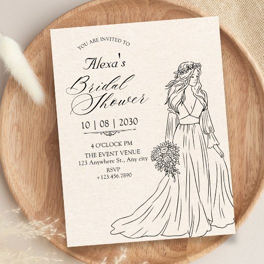 Invitation Femmes vintage en robe d'anniversaire