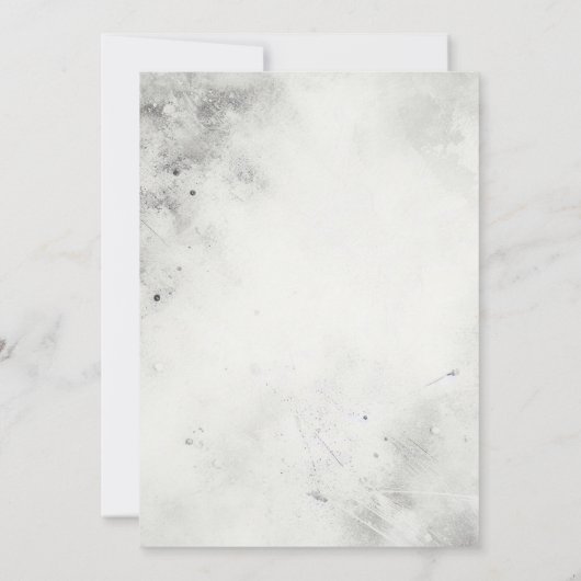 Invitation Fence gothique Parti d'Halloween (Dos)