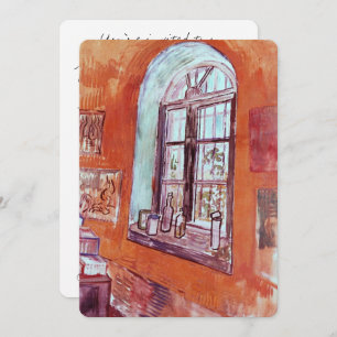 Invitation Fenêtre du Studio de Vincent van Gogh à l'Asile