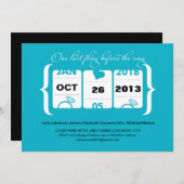 Invitation Fente machine à sous Bachelorette Party à Vegas (Devant / Derrière)