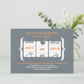 Invitation Fente Machine Bachelorette (Debout devant)