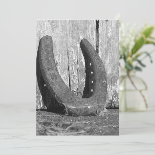 invitation fer à cheval (Debout devant)