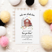 Invitation Ferme Animaux de ferme Barnyard Anniversaire