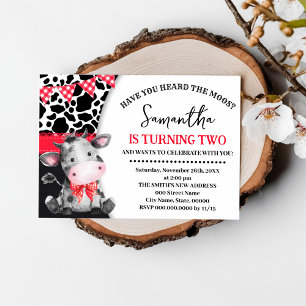 Invitation Ferme Avez-Vous Entendu Parler 2e Anniversaire de 