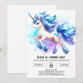 Invitation Ferme Cheval Editable Anniversaire (Devant / Derrière)