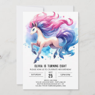 Invitation Ferme Custom Horse Anniversaire