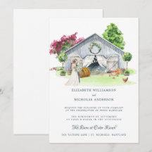 Ferme de campagne rustique | Mariage élégant de gr
