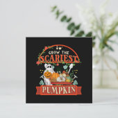 Invitation Ferme de citrouilles Halloween (Debout devant)