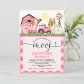 Invitation Ferme de filles avez-vous entendu l'invitation d'a (Debout devant)