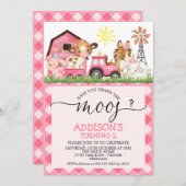 Invitation Ferme de filles avez-vous entendu l'invitation d'a (Devant / Derrière)