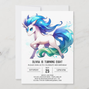Invitation Ferme Enfants Cheval Anniversaire