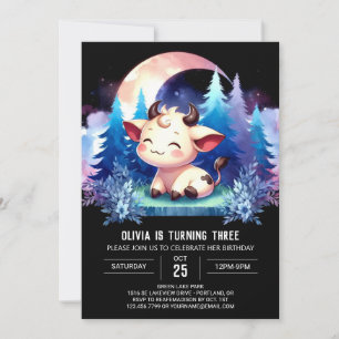 Invitation Ferme Enfants Vache Anniversaire
