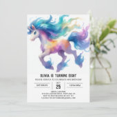 Invitation Ferme Printable Cheval Anniversaire (Debout devant)