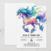 Invitation Ferme Printable Cheval Anniversaire (Devant / Derrière)