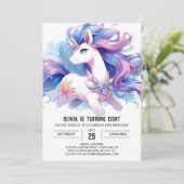 Invitation Ferme Printable Cheval Anniversaire (Debout devant)