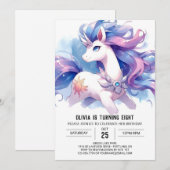 Invitation Ferme Printable Cheval Anniversaire (Devant / Derrière)