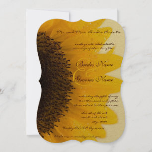 Invitation Ferme Russe Mariage de tournesol