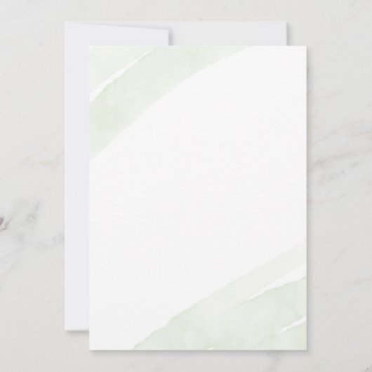 Invitation Ferme verte minimaliste (Dos)