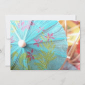 Invitation Fermer - Parasol papier (Dos)