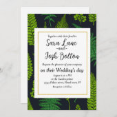 Invitation Ferns (Devant / Derrière)